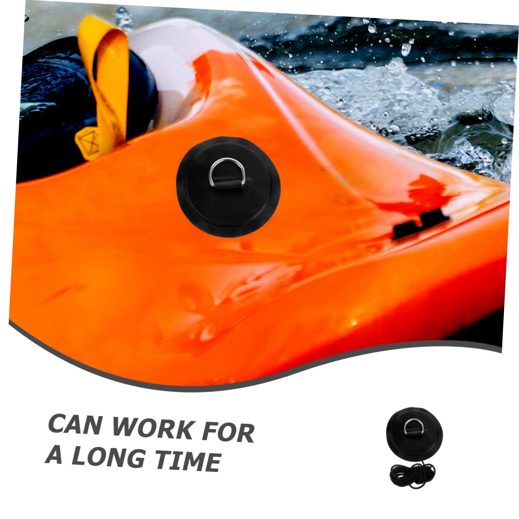 KOMBIUDA Hebilla De Anillo En d para Kayak De Anillo En d Traje con De Anilla En d para Kayak Accesorios para Canoas Hebilla De Línea De Ancla De Kayak El Plastico