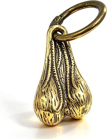 Majewel Antique Brass Carabiner Keychain, Vintage Style Cute Key Ring with Decorative Charms, for Keys, Backpacks, Purses