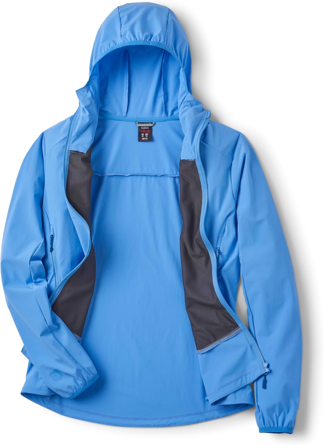 Rab Women's Borealis Hoody Jacket - Lightweight Water-Repellent Softshell Coat for Hiking & Climbing