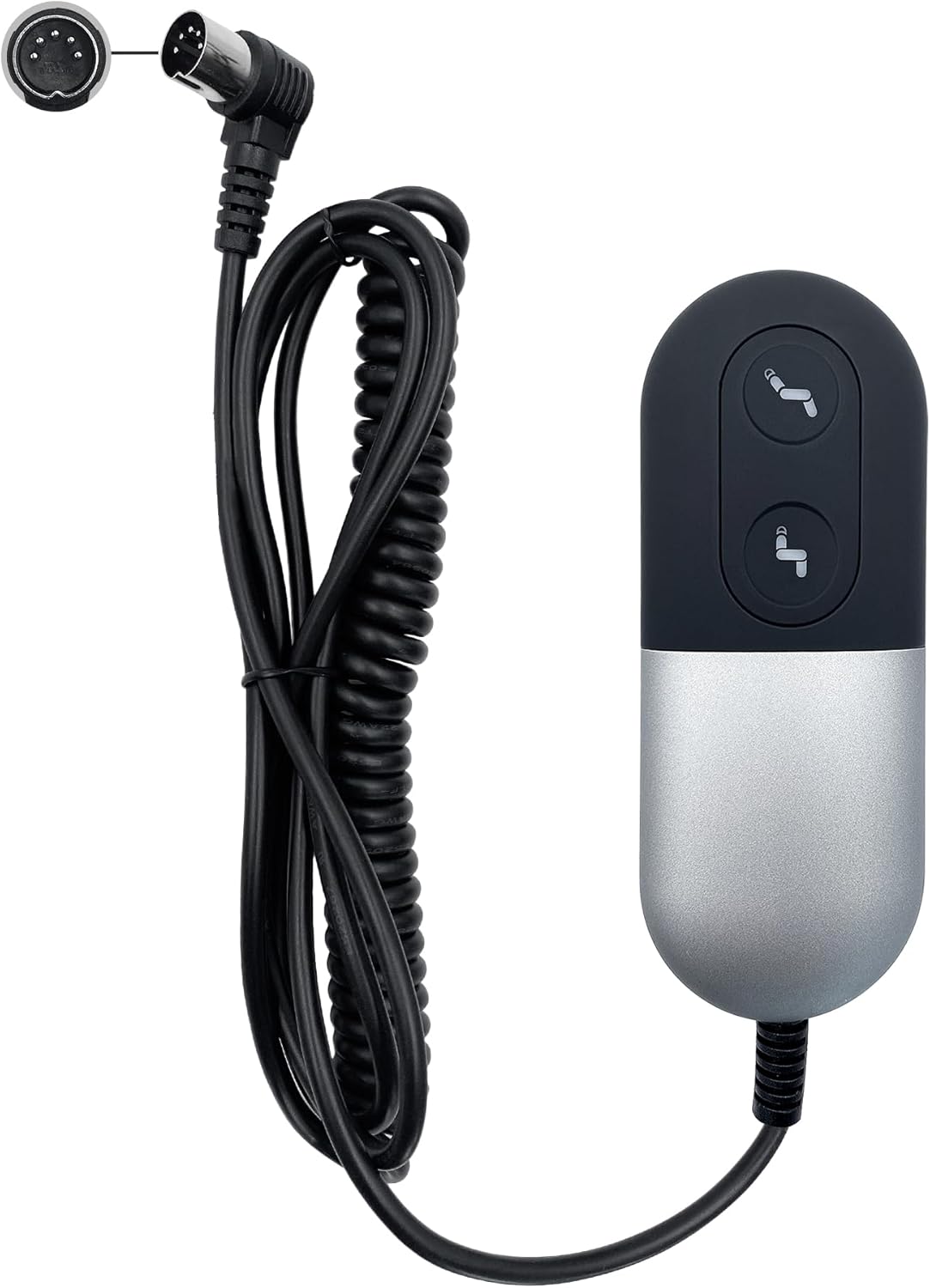 Fruhdi Lift Chairs Power Recliners 2 Buttons 5 Pin Hand Control Remote Handset with USB and Backlight