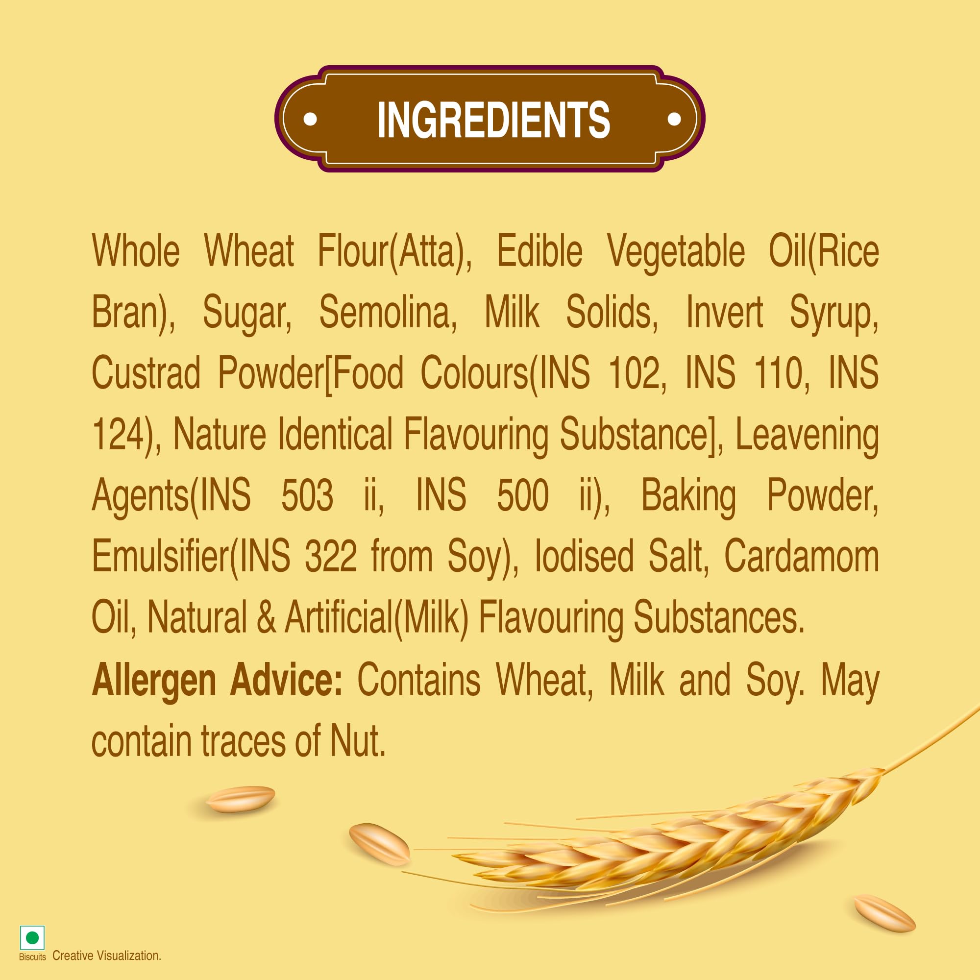 Unibic Swaadesi Atta Bakery Biscuits - No Maida, No Palm OilI Biskut Bakery Biscuits I 2 * 200g - Image 3 thumbnail