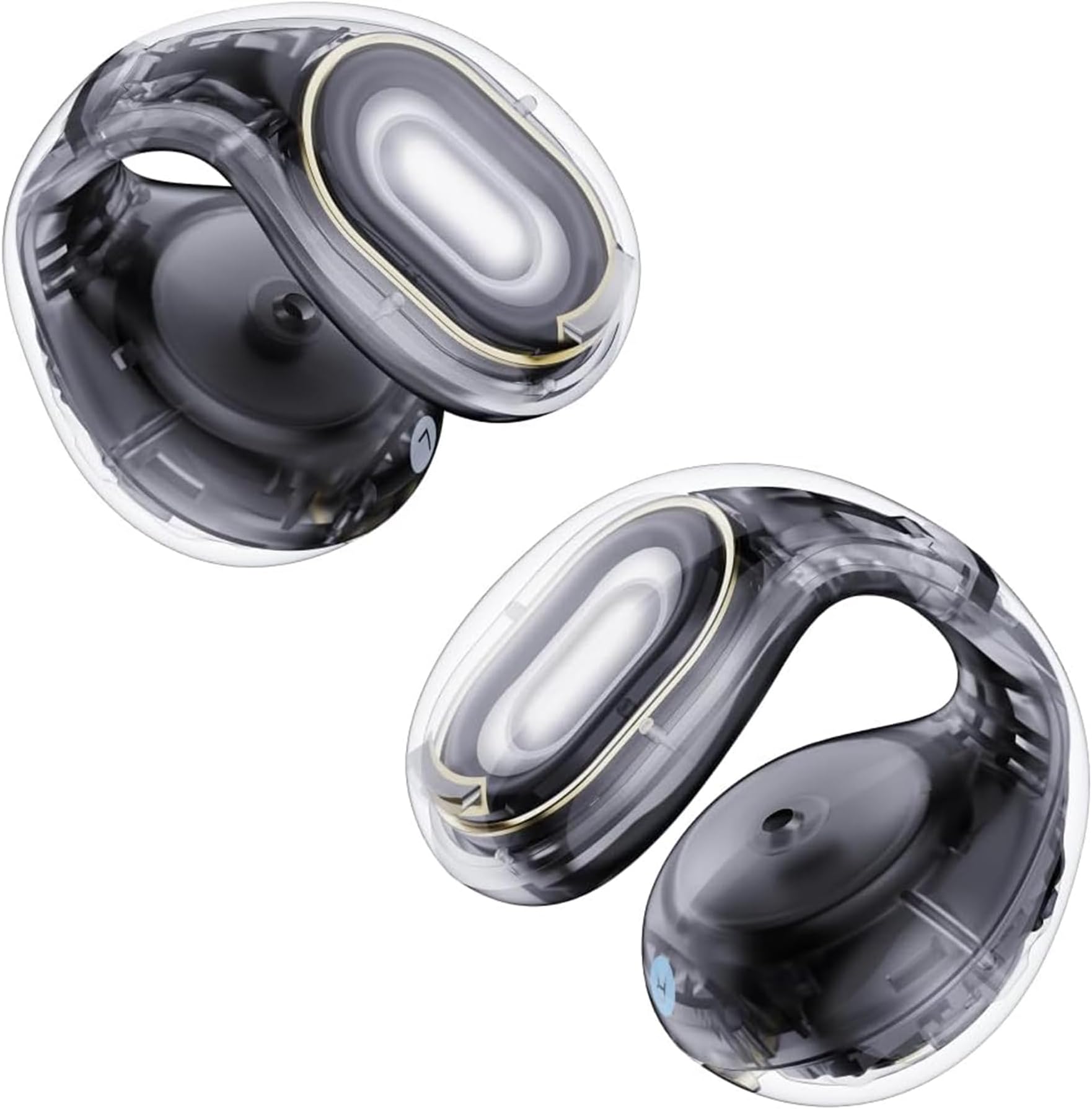 C30i by Anker, Open-Ear Earbuds, Clip-On Headphones, Lightweight Comfort, Stable Fit, Firm-Shell Design, Attachable Ear Grips, Big Drivers for Clear Audio, 30H Play, IPX4 Water-Resistant