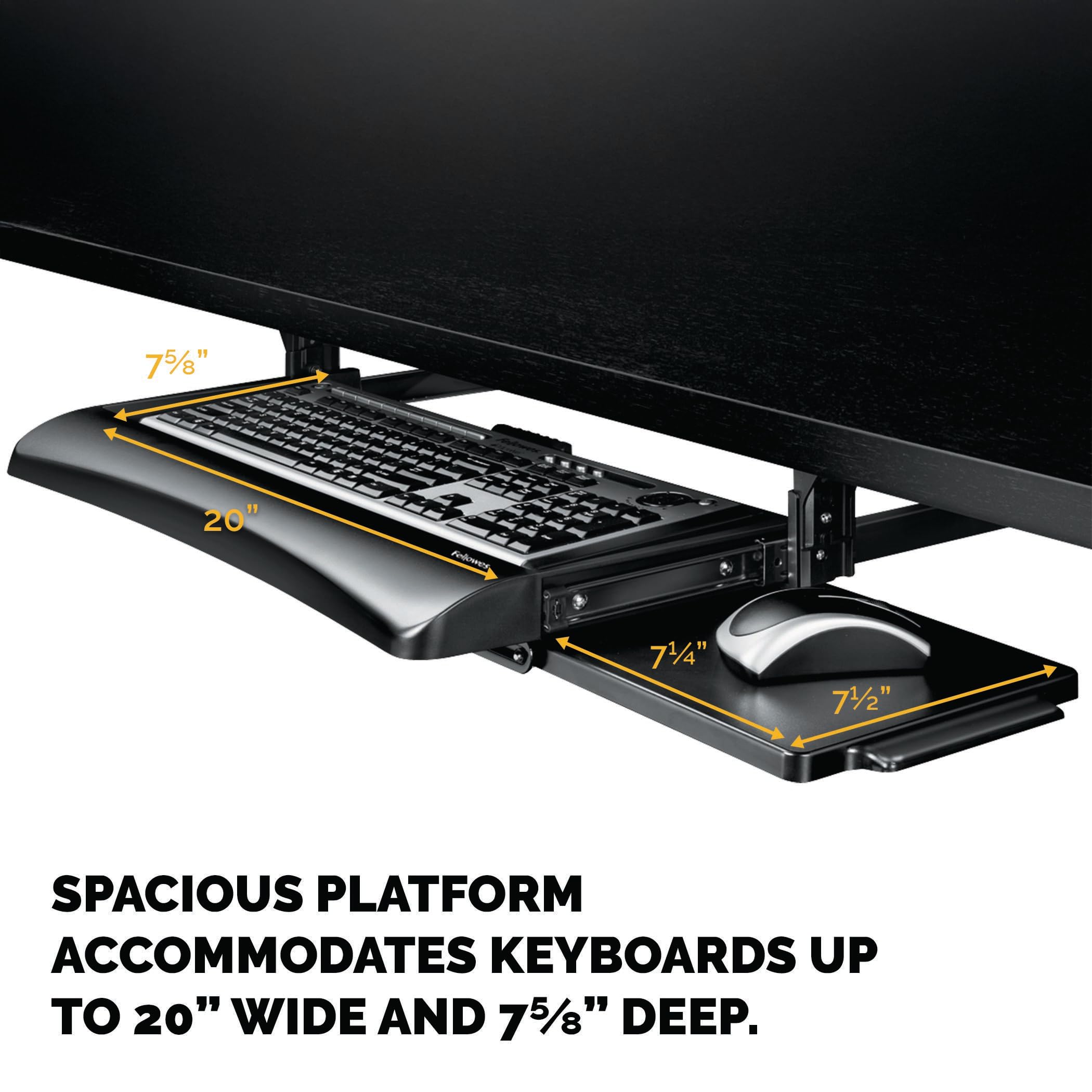 Amazon.com : Fellowes Office Suites Underdesk Keyboard Drawer