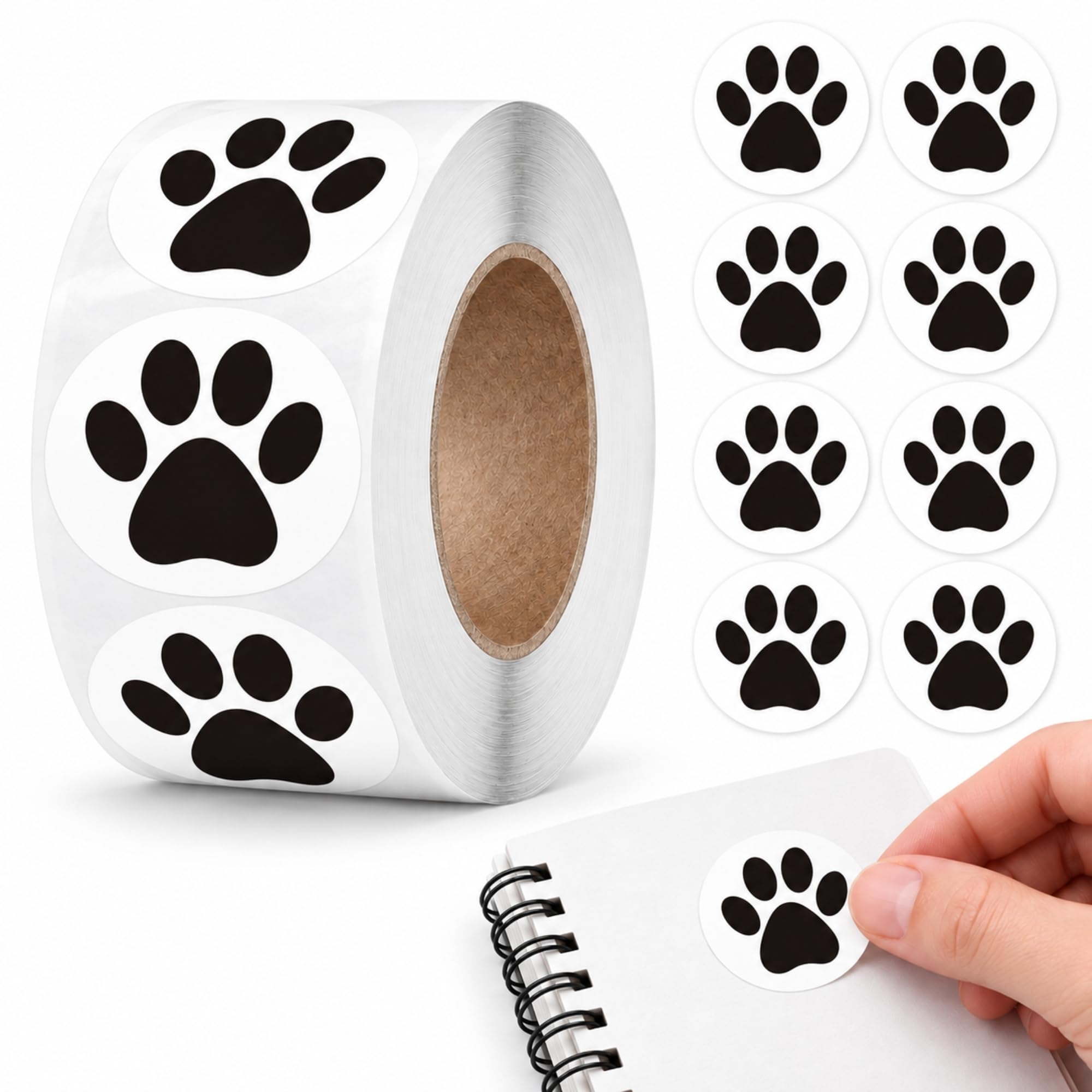 Pegatinas de Perros Huellas para Niños, Dog stickers, 3 Unidades - imagen 1