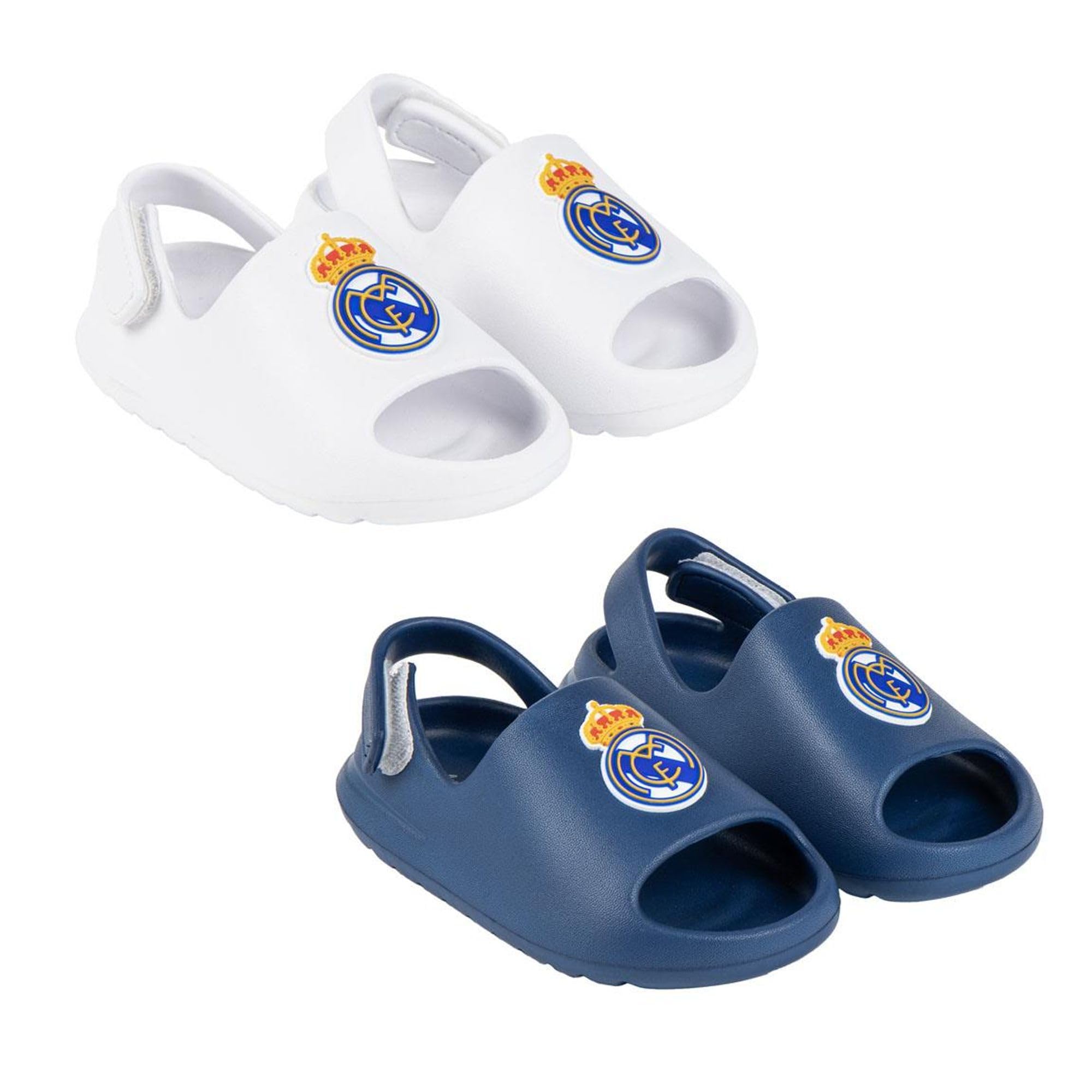 CERDÁ LIFE'S LITTLE MOMENTS Chanclas Playa EVA Real Madrid para Niños, Sandalias Infantiles Oficiales y Ligeras | Calzado Antideslizante para Verano, Piscina y Playa