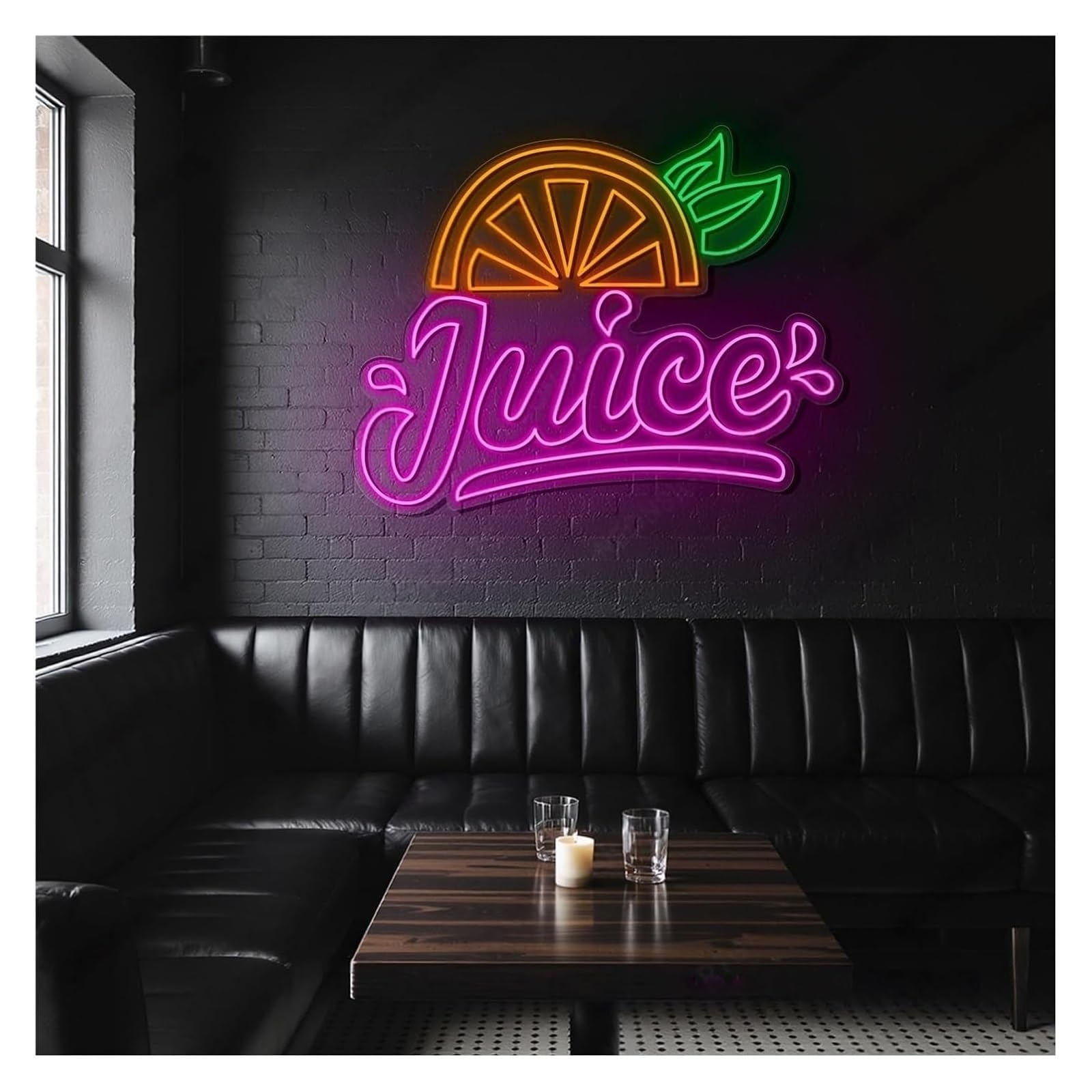 Compare neon light sign orange juice neon light suitable for fruit ...