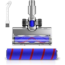 Vacuum Head Replacement Compatible with Dyson V6 Cordless Vacuum Cleaner. This motorhead part is designed for hardwood floor attachments. The accessory pack includes 1 motorhead and 2 roller brushes.