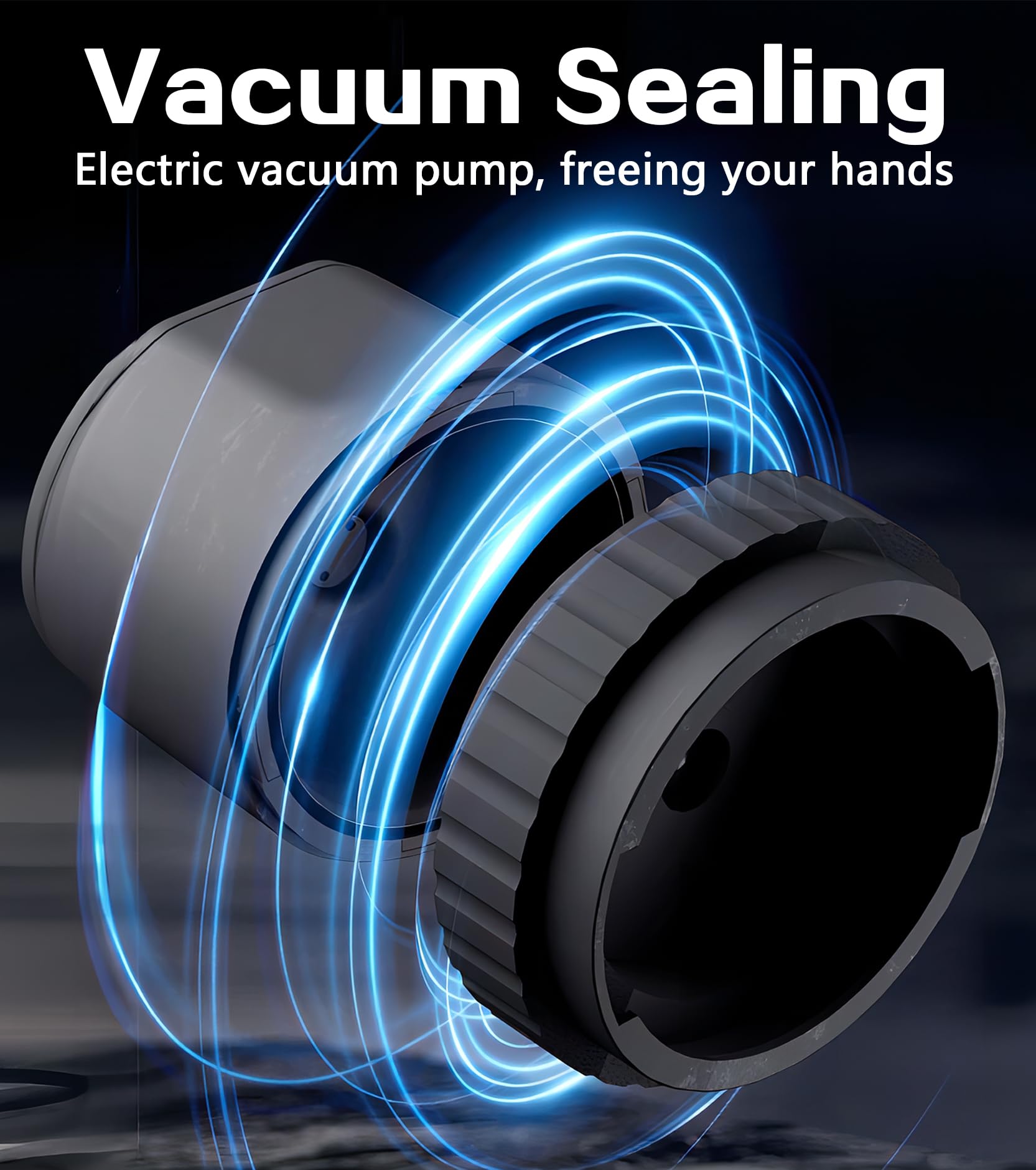 Amazon.co.jp: MICJIASD アップグレードされた電動メイソンジャー真空