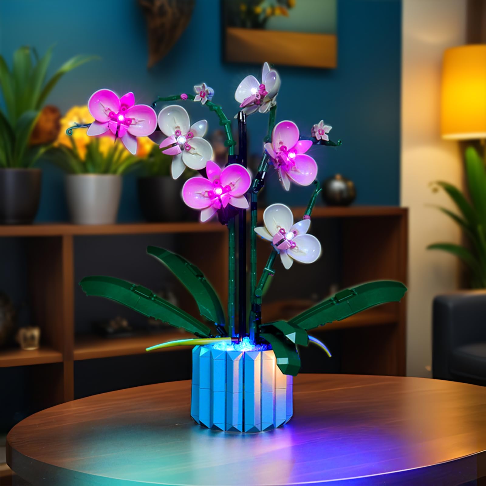 BrickBling Set di luci a LED per Lego 10311 Icons Orchidee (nessun modello Lego incluso, Fiore Adulto Botanical Collection Home Decor-versione classica
