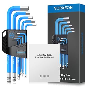 ⭐︎mee⭐︎ VORXEON Allen Wrench Hex Key Set 1.5mm-10mm, 9PCS Metric