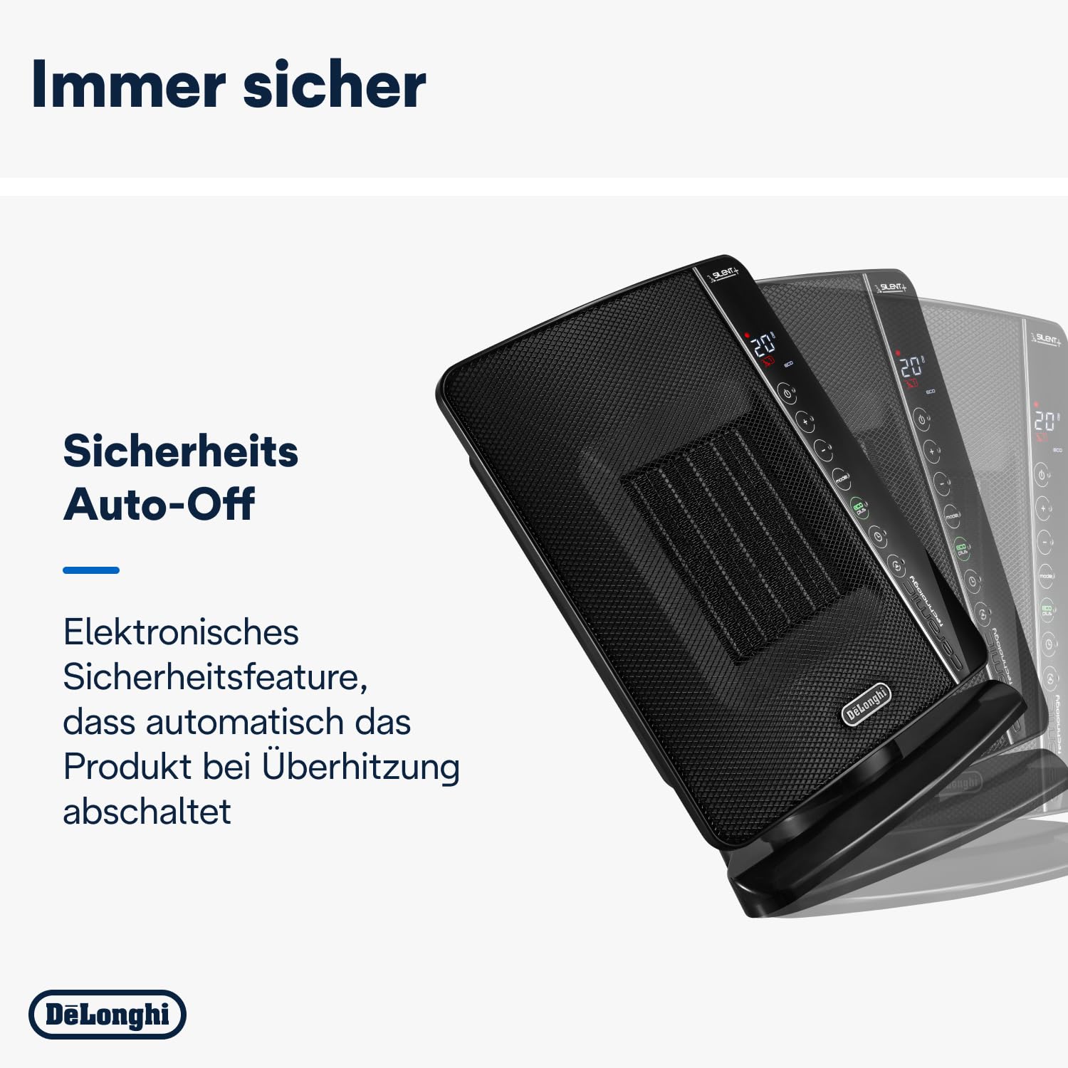 De'Longhi DCH7993ER.BC Heizer, 1 Liter, Schwarz, 25x18x37