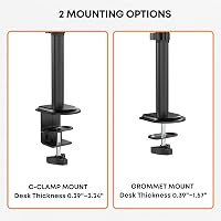 IMtKotW 17-35 hüvelykes monitor állvány 80 cm magas asztali támasz 10 kg-ig 6