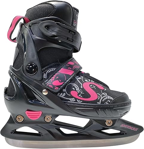 Miniatura 2 de Patines de hielo ajustables - Patines de hockey para niños y niñas - Patines de hielo aislados para niños con 3 tamaños de ajuste