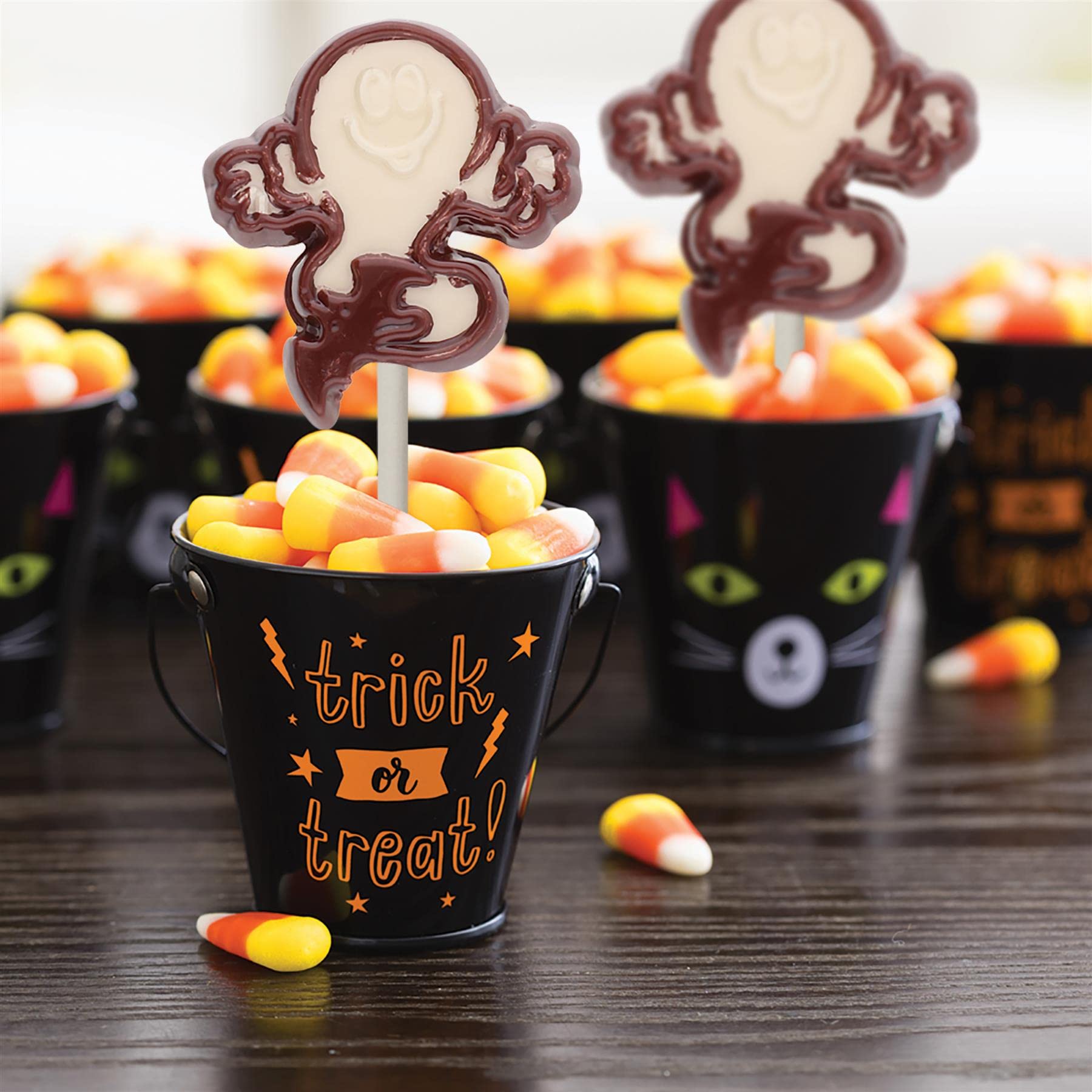 Cybrtrayd H050 Moule à bonbons fantôme pour Halloween