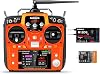 Radiolink AT10II 12 Channels RC Transmitter and Receiver R12DS 2.4GHz Radio Remote, Voltage Telemetry for RC Airplane, FPV Racing Drone, Quad, Helicopter, Car and Boat Mode 2 Left-Hand Throttle