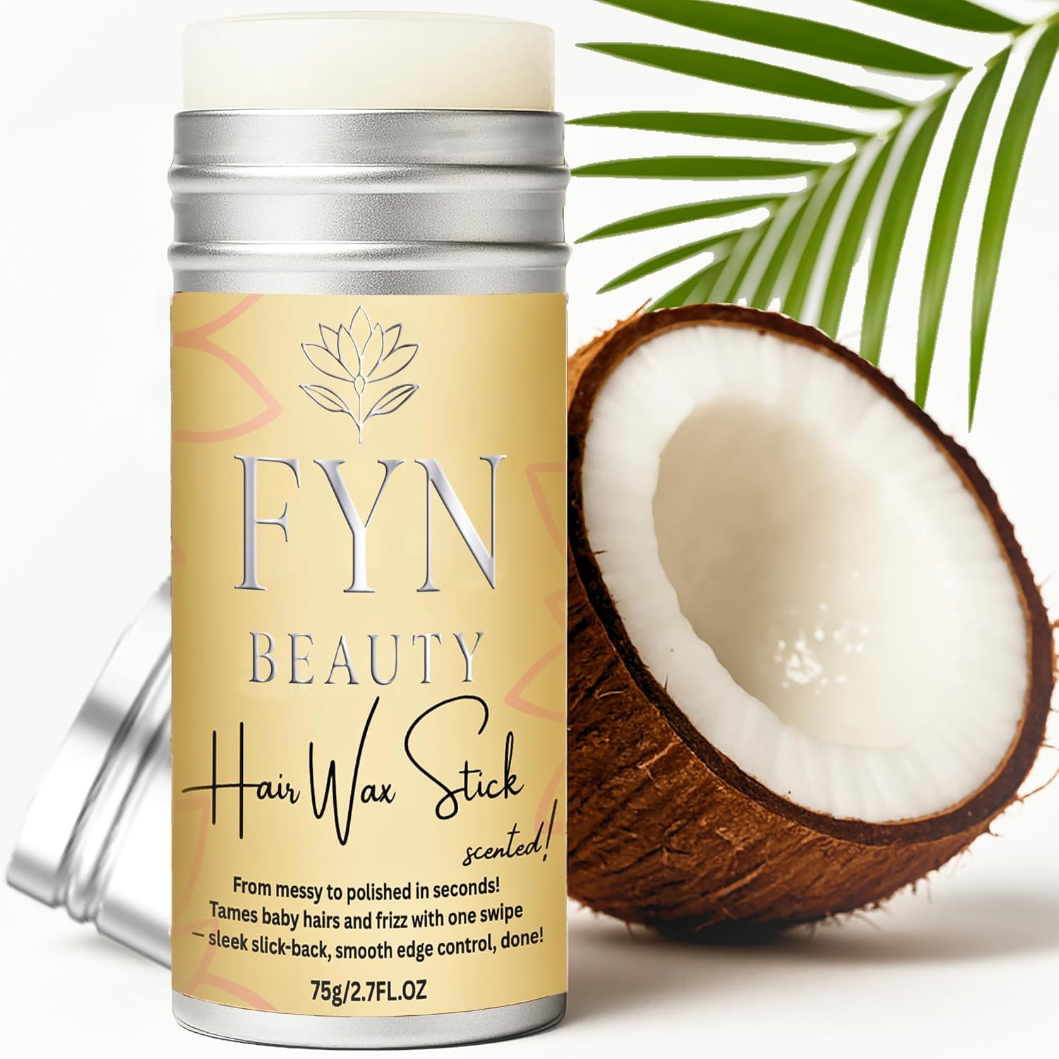 Hair Wax Stick – Slick Back Hair Products – Edge Control – Hair Accessories for Women & Kids – Fly Away Stick for Hair – Bun Maker & Braiding Gel – Dance Recital Gifts for Girls- 2.7 Fl Oz