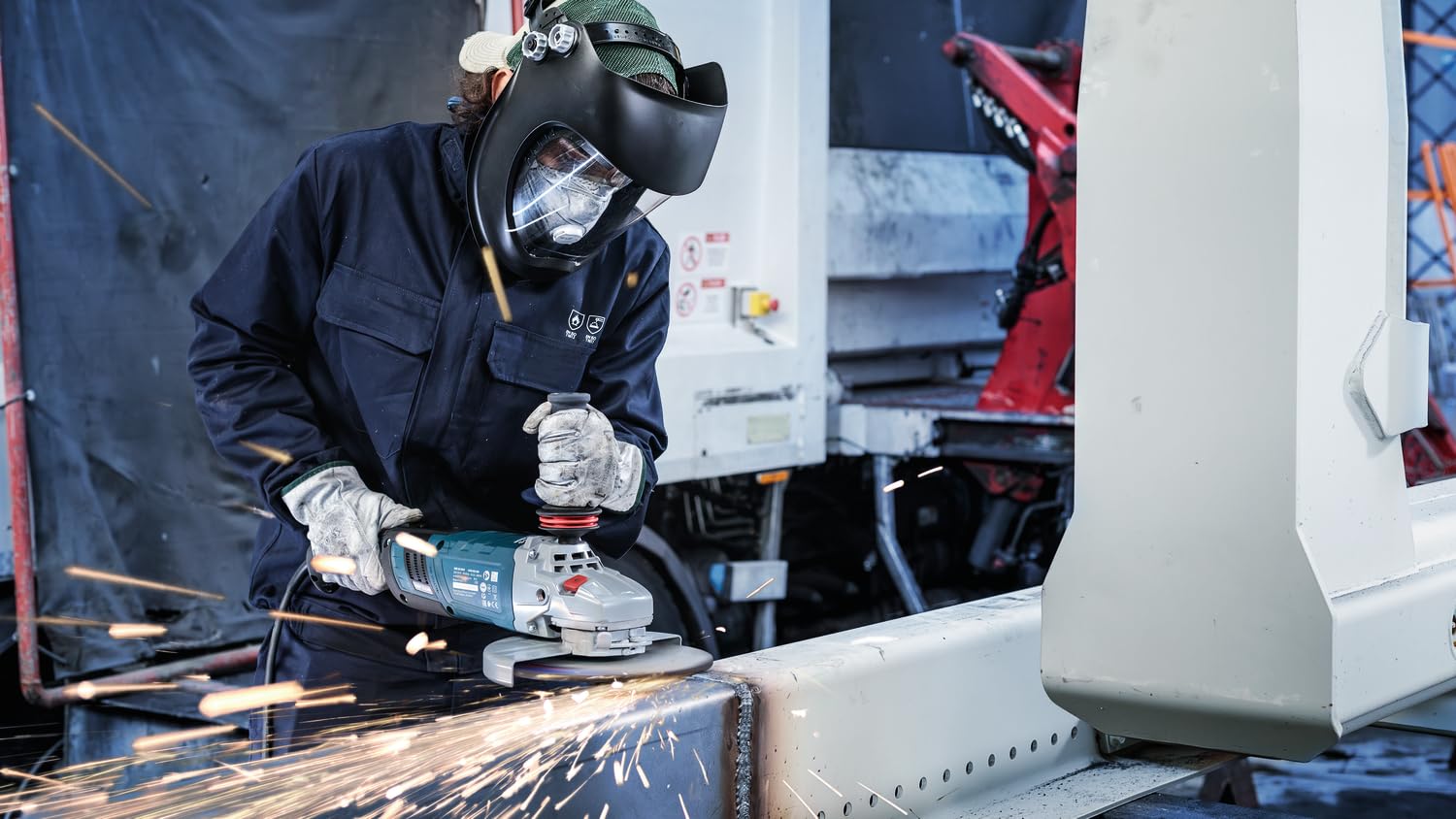 Bosch 1 x PRO Metal Longlife tarcza szlifierska do dużych szlifierek kątowych i otwór 22,23 mm (do stali, Ø 180 mm, profesjonalne akcesoria, duża szlifierka kątowa)
