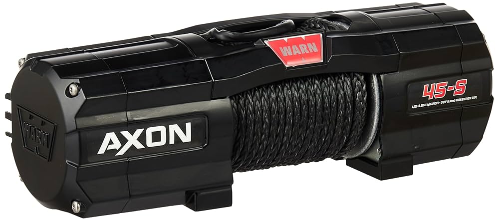 WARN Axon 45-S ウインチ 4,500 lb Warn Industries 101140 AXON 45-S Powersports Winch with
