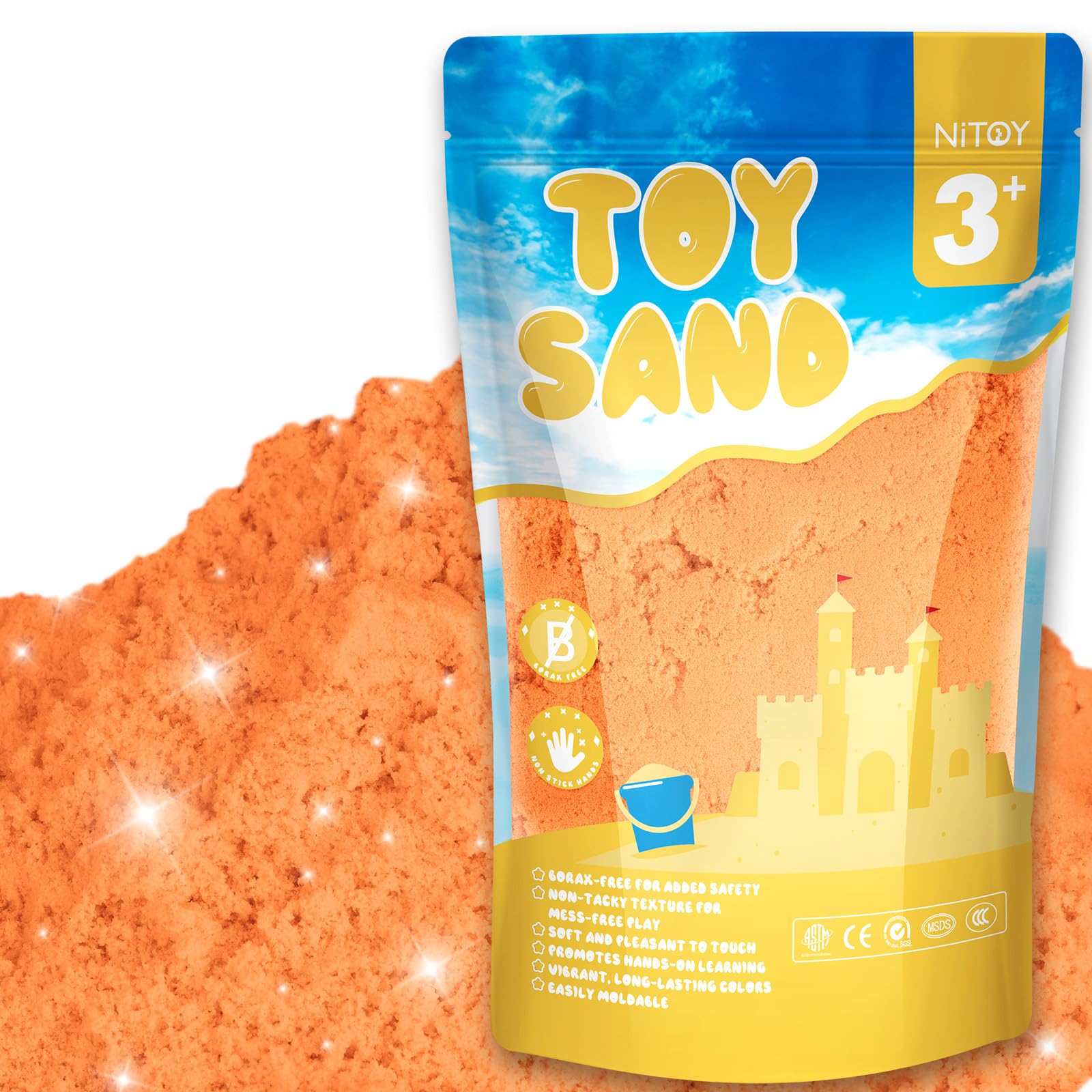 NiToy 2.2Lbs/1kg Play Sand