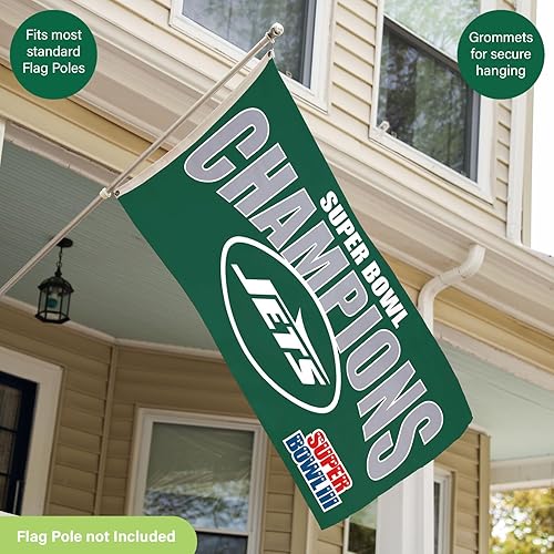 Miniatura 174 de NFL Dallas Cowboys - Bandera duradera de 3 x 5 para exteriores con ojales, bandera y pancarta resistentes para jardín al aire libre y patio, bandera