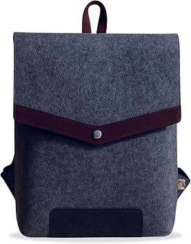Eco-Friendly Casual Backpack RECYCLED FROM 18 PLASTIC BOTTLES | Stylish Laptop Backpack Fits 15.6 Laptop/Tablet for Men & Women | Daypack, Travel Bag, Sustainable BookBag