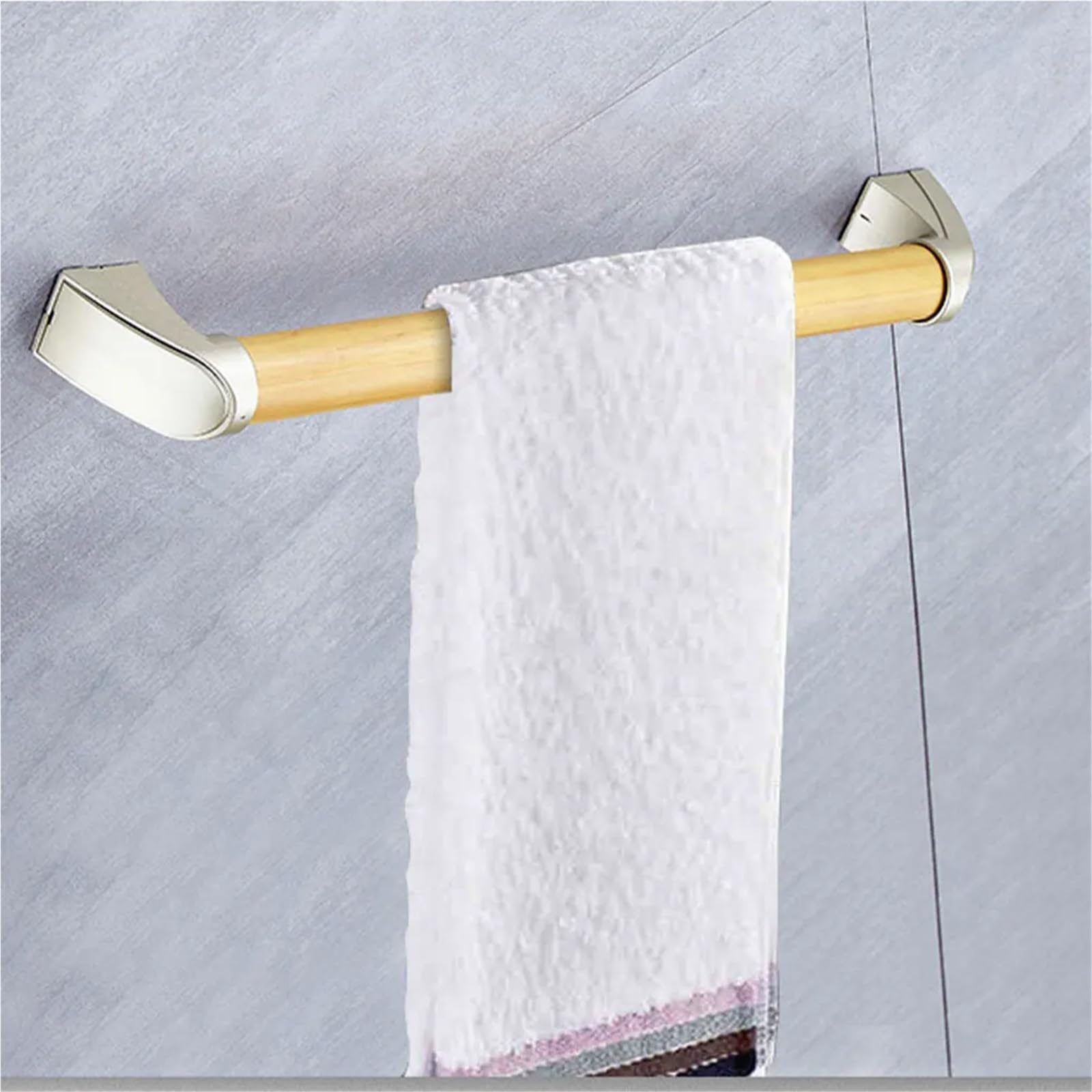 Maniglie Barra di Sostegno in Legno Nera con Elevata capacità di carico per Una Maggiore Sicurezza Barra di Sostegno in Legno(Light Yellow)