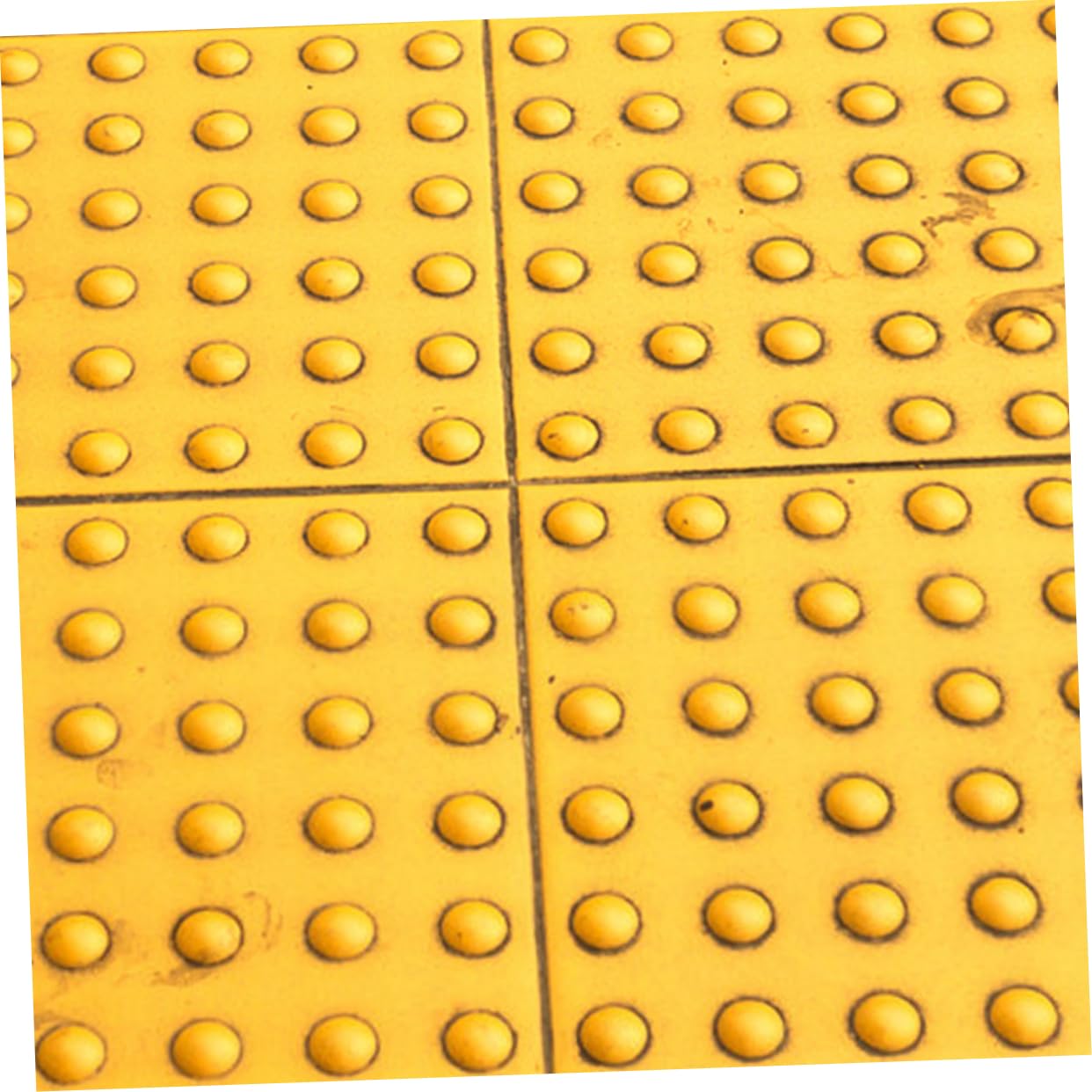 Zerodeko 4pcs Safety Warning Guide Tiles Tactile Paving Plates Blind Pavement Boards Tactile Pathway Garden Blind Boards Braille Indicator