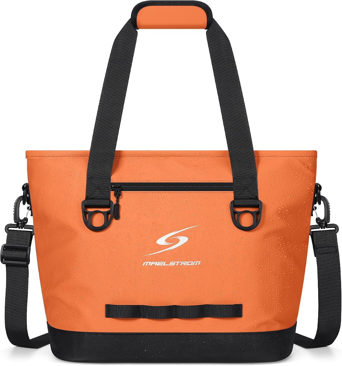 Bolsa térmica Maelstrom con aislamiento para 30 latas, cofre de hielo suave a prueba de fugas | Estilo Tote, 16 h de frío (con bloque de hielo), ligero, plegable, forro de Peva, impermeable, presilla para equipo, múltiples bolsillos, para ir de compras, playa