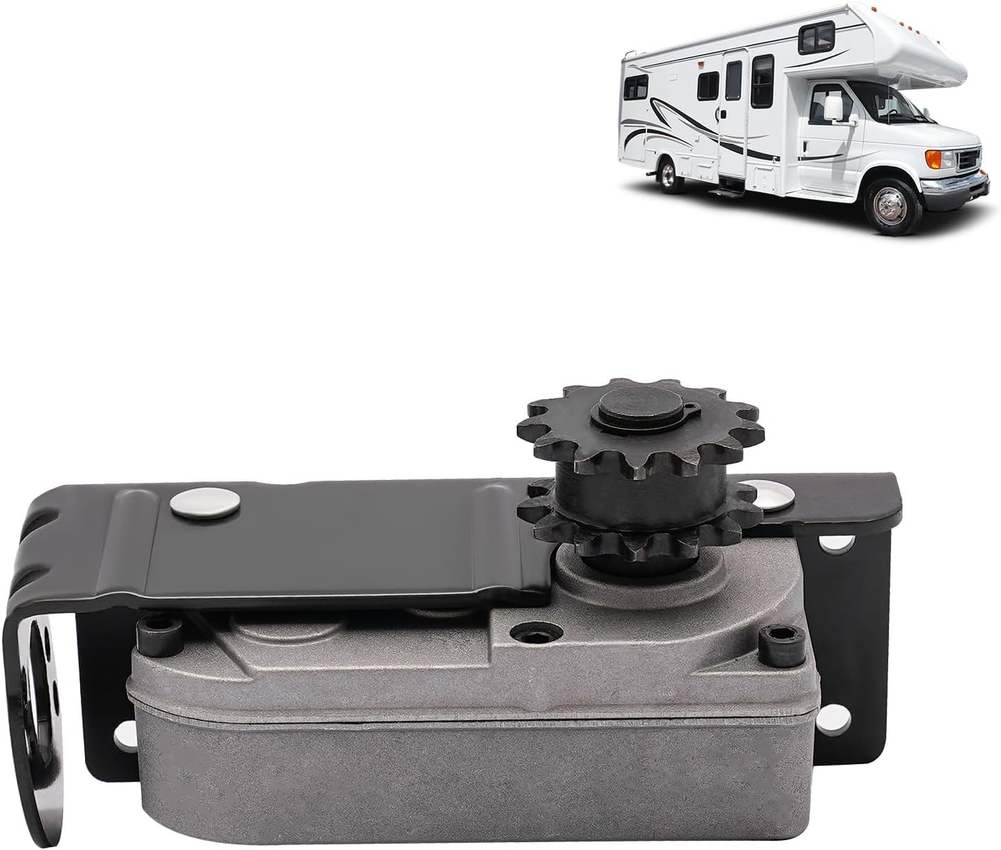 13 Tooth Slideout Gearbox, Aluminium Transmission Gear Box for RV & Towed Vehicle,Slide Out Room Repair Part Gearbox Replacement R25076-1