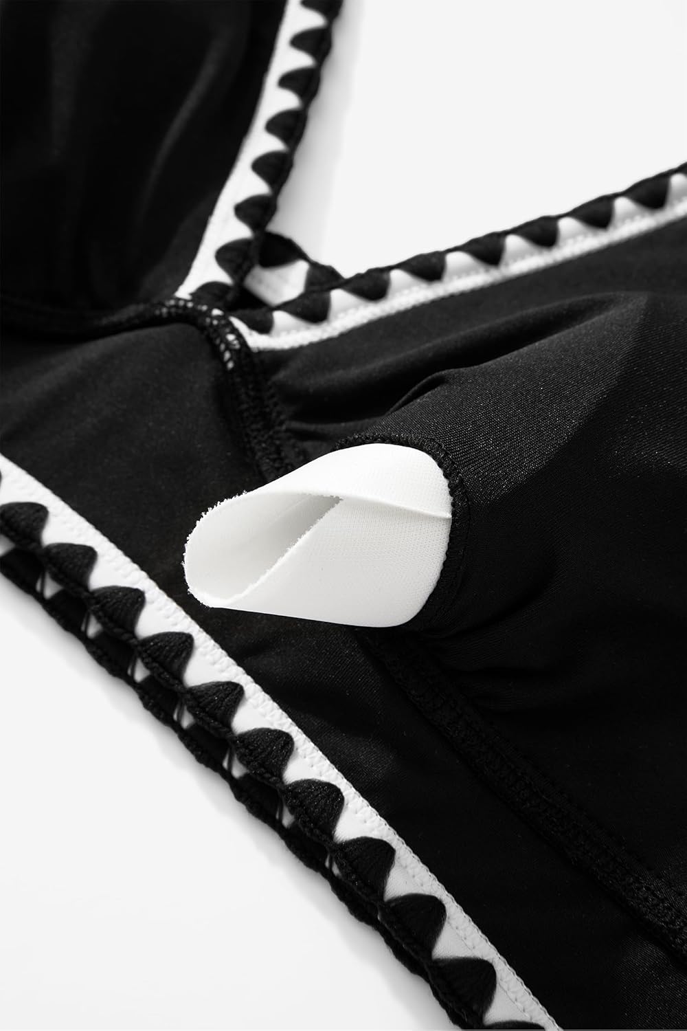 MOOSLOVER Women Bikini Sets Plunging High Waisted Swimsuit Whip Stitch 2 Piece Bathing Suits - Image 8