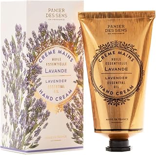 Panier des Sens - Lavender Hand Cream - Hand Cream for very Dry Hands and Skin – Vegan Hand Cream for Women and Men - With Shea Butter & Olive Oil - Made in France 97% Natural Ingredients - 75ml