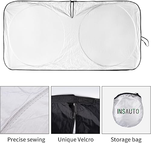 Miniatura 3 de Parasol reflectante de ajuste personalizado para Audi Q5 Q5L Q7 Q8 SUV 2018 2019 2020 2021 2022 2023 Audi Q5L Q7 Q8 SUV cubierta para parabrisas