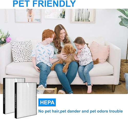 Miniatura 6 de Filtro de repuesto FZ-A80DFU prefiltro de carbón activado compatible con purificador de aire SHARP FPA60UW y FPA80UW, reemplazo del filtro HEPA