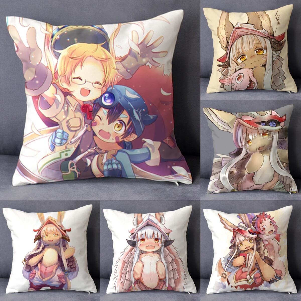 メイドインアビス【新品未開封】C103 ナナチ 抱き枕 クッション Amazon｜抱き枕カバー 2枚セット メイドインアビス ナナチ 枕