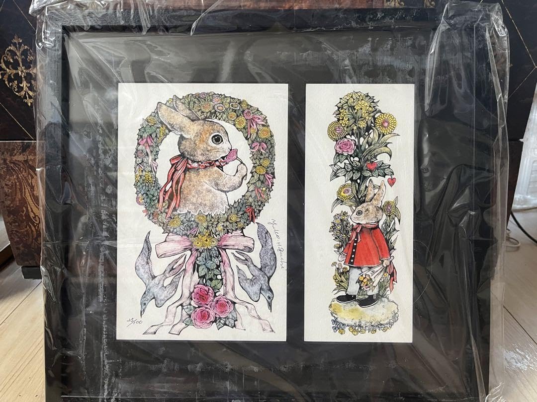 ヒグチユウコ 複製画 お父さんとピノ