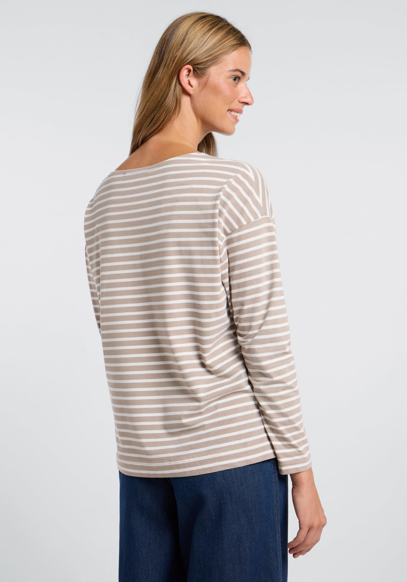 Elbsand Damen Longsleeve Langarmshirt mit Streifen ESWTooske