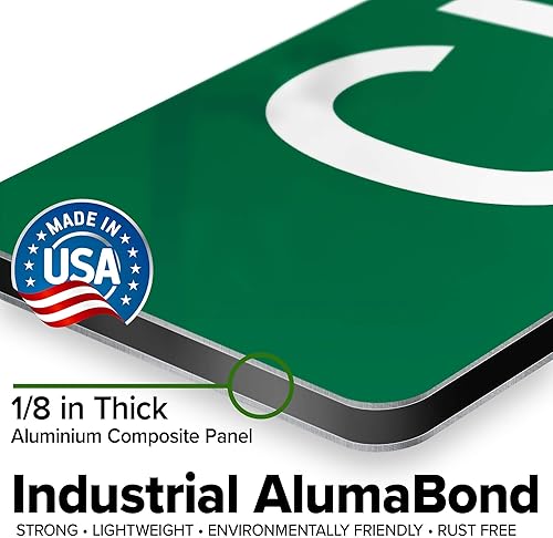 Vista 38 de My Sign Center - Letrero de calle personalizado, 8 colores, opción reflectante, montaje de 4 x 18 pulgadas, grueso libre de óxido, fabricado