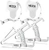 Body Tape Measure and Skin Crease Caliper for Body - 4 Piece Set - Skin Wrinkle Body Fat Analyzer and BMI Meter White