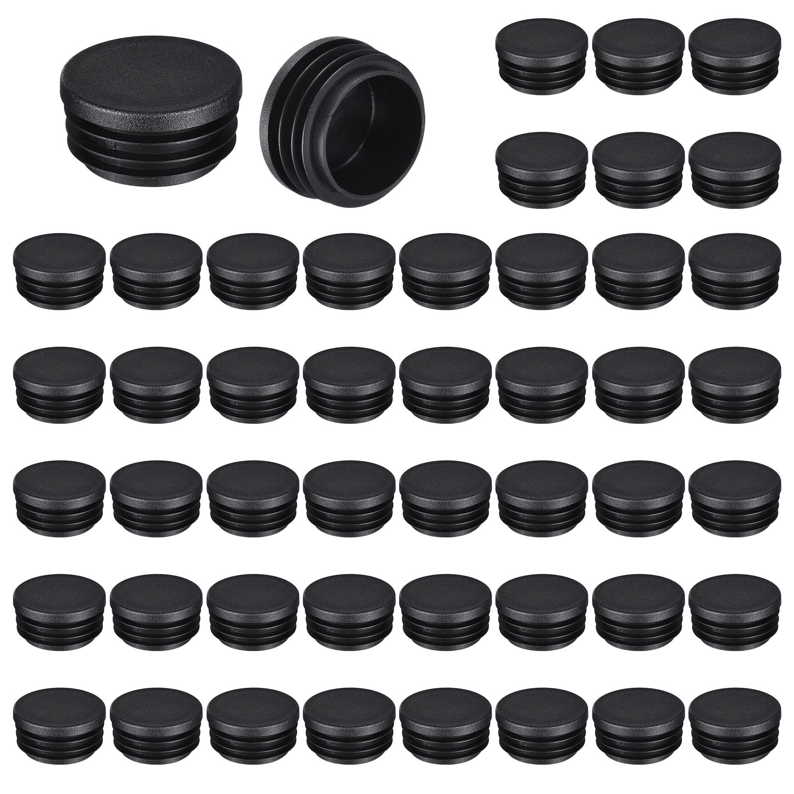 Tapones redondos de plástico de 38 mm y tapas de extremo de tubo para mesa