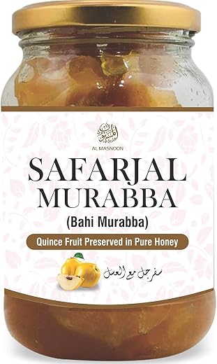 Al Masnoon bahi murabba | safarjal murabba | quince fruit preserved in natural honey 500 grm (special murabba)