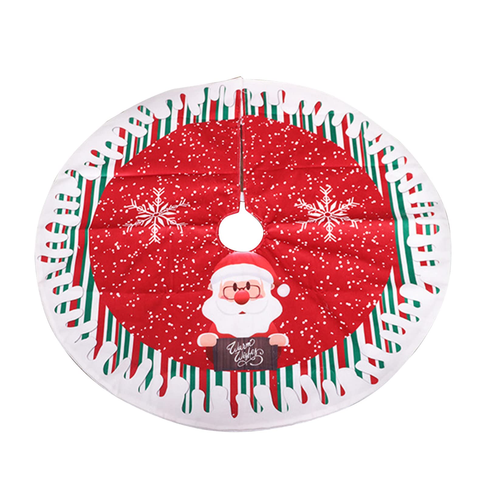 Elnwnnkc Cartoon Tree Skirt Christmas Tree Skirts Navidad Decoration Party Decor Indoor Christmas Decorations Ornaments Skirts