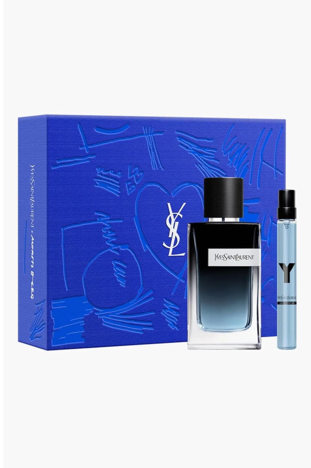 YVES SAINT LAURENT Y 2-pcs Gift Set (Eau De Parfum 3.3 fl oz + Eau De Parfum 0.33 fl oz)