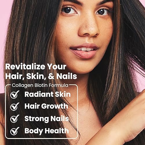 Vista 11 de Píldoras de colágeno complejo multicolágeno - Tipo I, II, III, V, X - Articulaciones de uñas para la piel del cabello extra fuerte - Suplemento