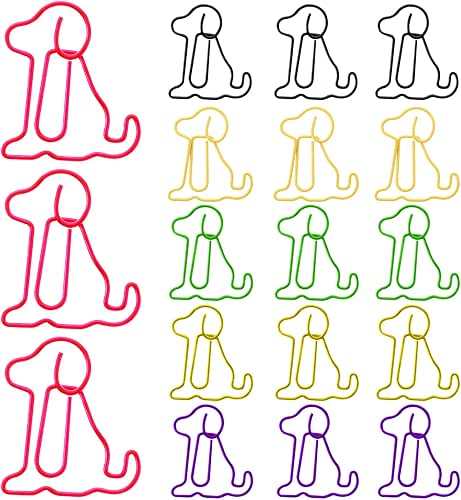 Hariendny 100 Pcs Colorful Animal Bookmarks Clips Cute Paper Clips