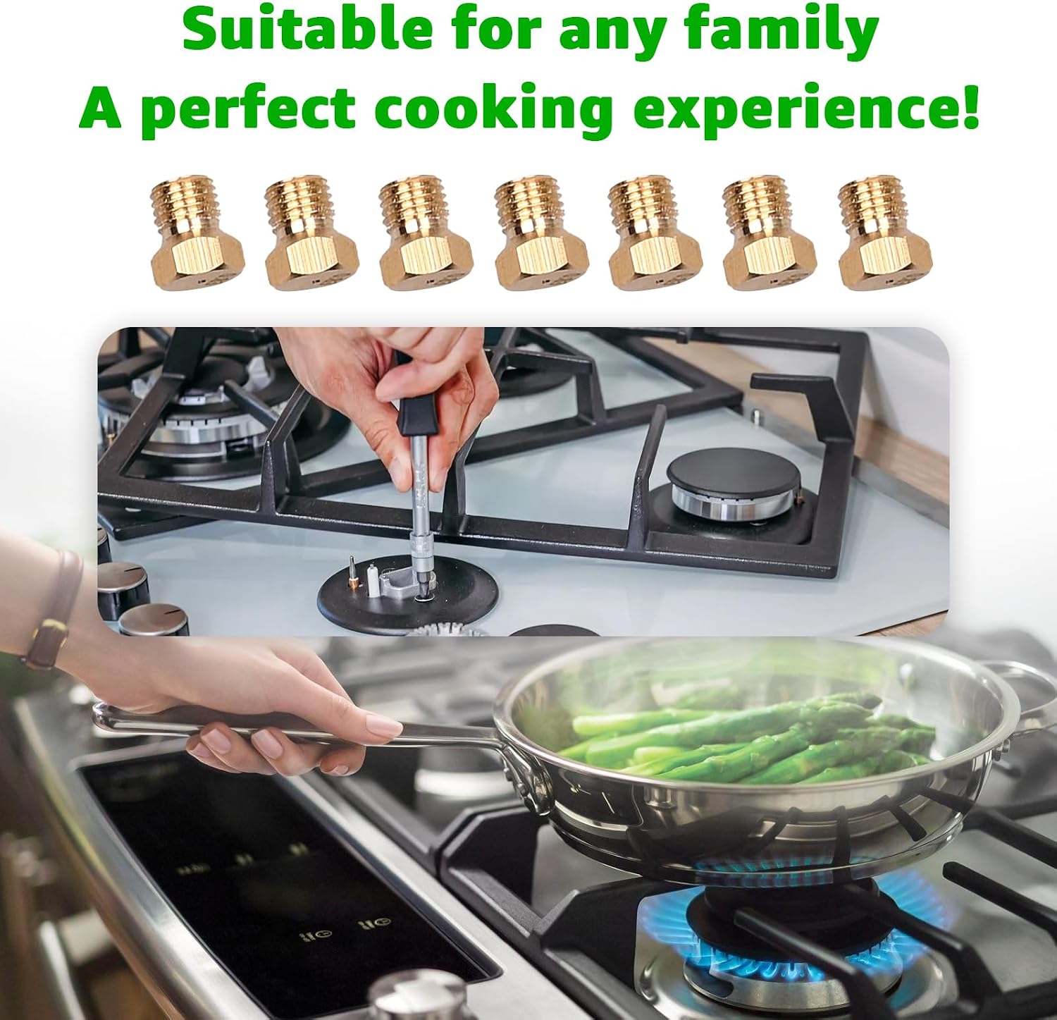 Compatible with Samsung Range Gas Conversion Kit - DG69-00500A LP Propane Conversion Kit Replaces DG96-00858A, AP7032893, PS16634302 for Samsung Gas Ranges