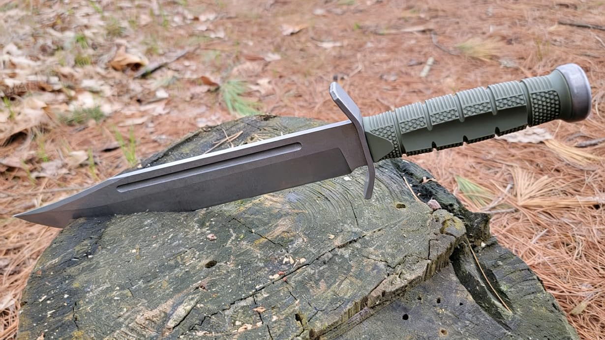 Generico TEERMA XP3 Forgiatura integrata fixed blade Coltello multiuso, Utilizzato principalmente per campeggio, caccia, pesca, esplorazione della giungla, escursionismo
