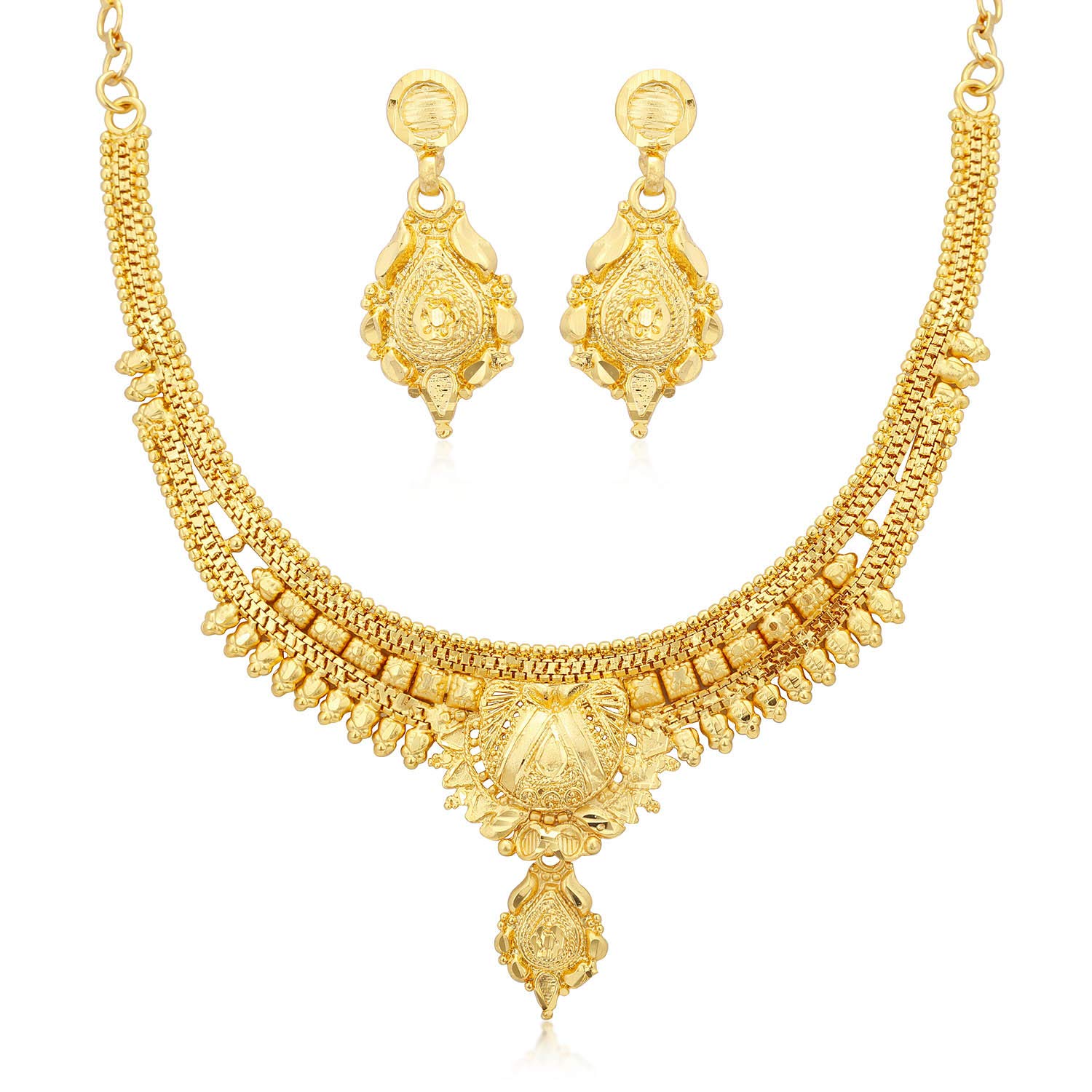 Sukkhi Women Lavish Gold Plated Alloy Necklace Set (N73711Sk) (B09BNVTJ31) Amazon Price History, Amazon Price Tracker