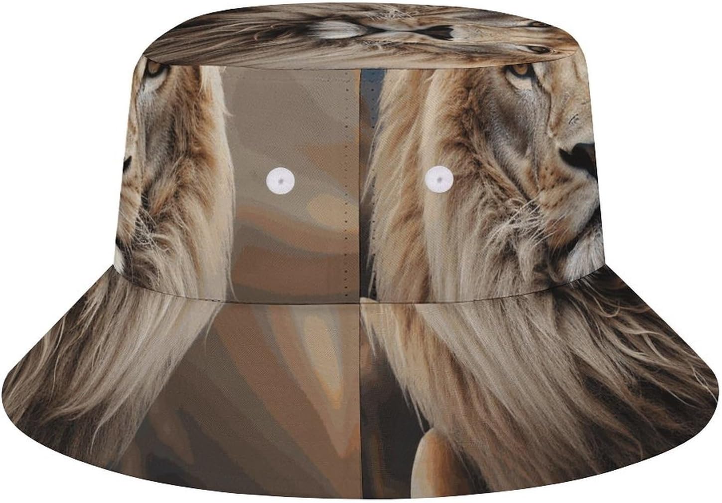 Creative Animals Lion Bucket Hat Packable Sun Hats Travel Summer Beach Fisherman Cap for Women Men Teens