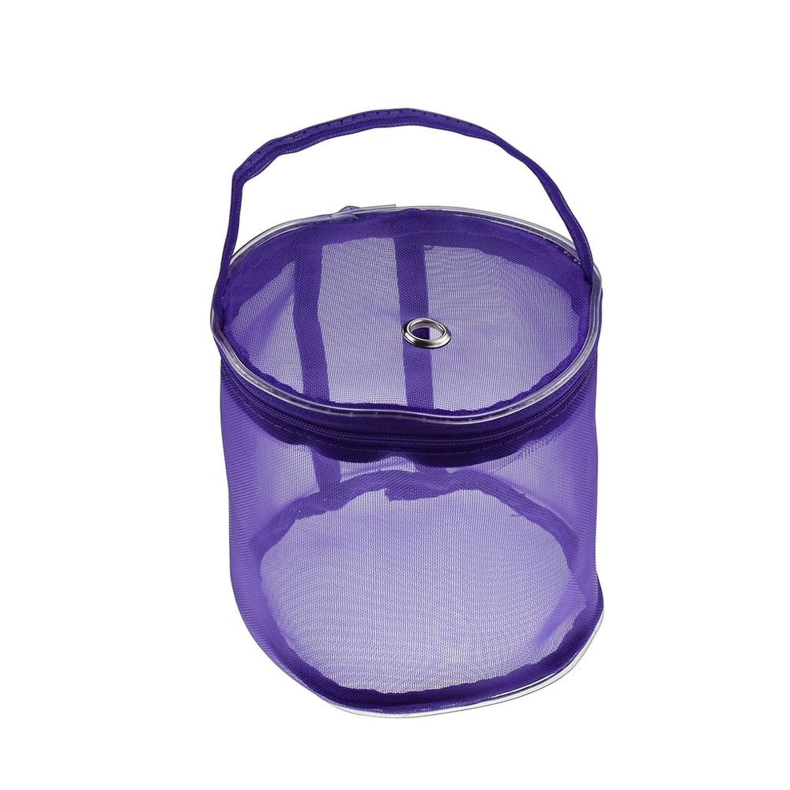 KLOVA Small Yarn Bag For Kid Mesh Holder Yarn Storage Organizer Knitting Bags For Carry Crochet Hooks Crochet Tote Bags Supply Mesh Bag