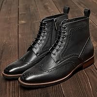 Vista 2 de Botas Oxford casuales para hombre, botas de vestir Chukka para hombre